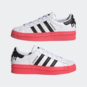 New in Box! Adidas Superstar 'Paint Drip' Sneakers